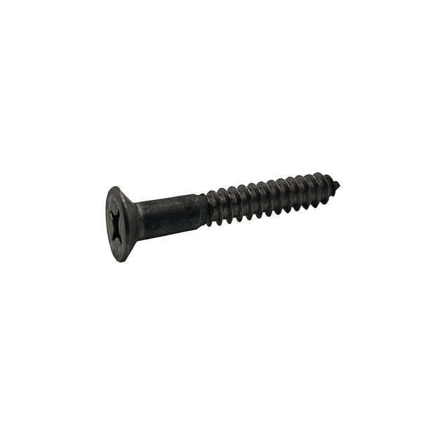 Suburban Bolt And Supply Wood Screw, #8, 1 in, Flat Head A0280100100F